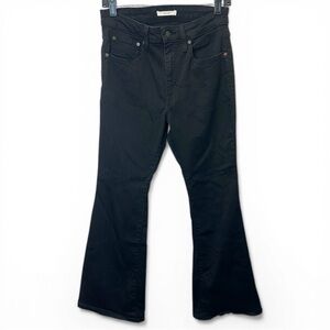 Levi's Size 30 726 Flare Classic Black Jean Pants